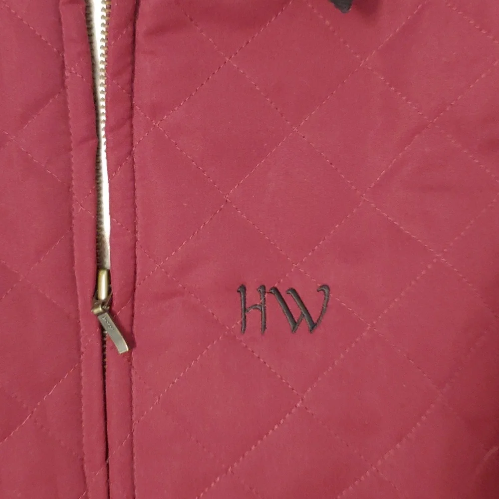 Horseware Ireland Burgundy Quilted Riding Jacket Women's Size M